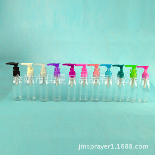 供应60ml长颈夹子泵头 沐浴露身体乳瓶 按压空瓶子