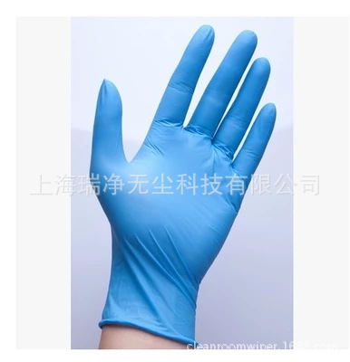 蓝一次性无粉丁腈手套,丁腈手套,丁腈手套 丁腈胶 丁腈 胶手套 一