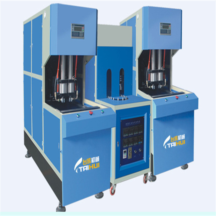 Máquina que sopla de la botella semiautomática pequeña máquina que sopla de la botella de plástico multifuncional una ayuda dos botella de agua mineral máquina que sopla de la botella del ANIMAL DOMÉSTICO