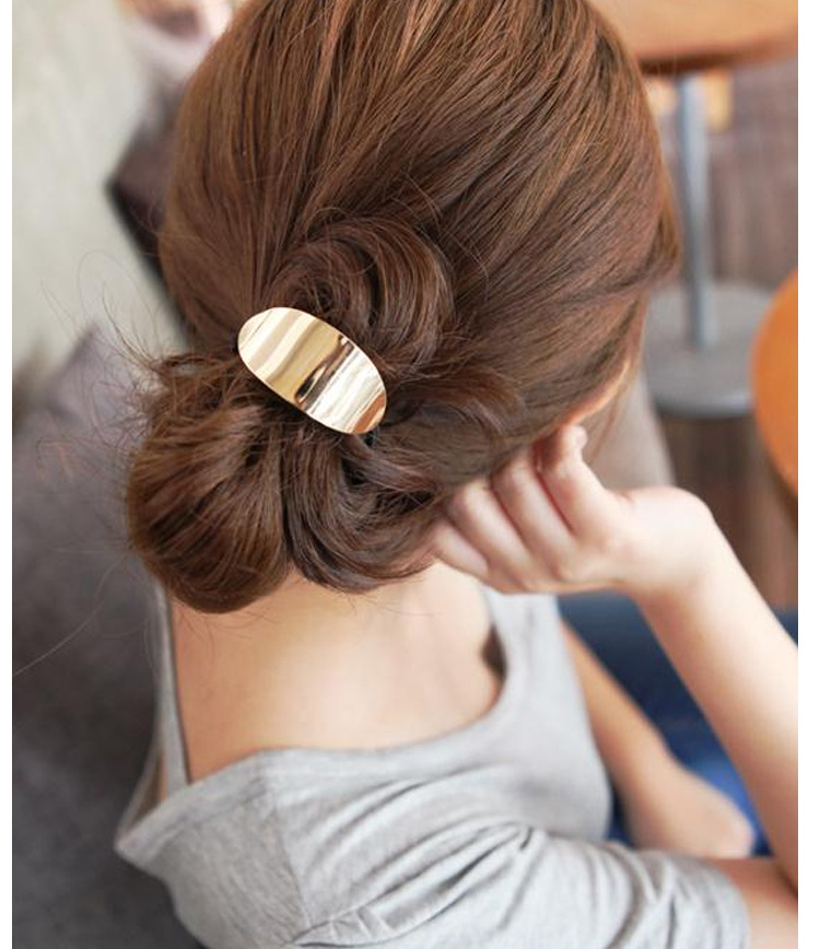 Fashion Simple Metal Hair Rope display picture 2