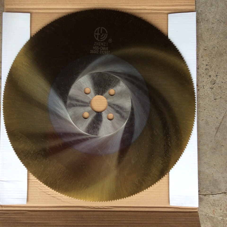 销售材质W5/W6/W9/M42（370*2.0mm）钛金涂层高速刚圆锯片|ms