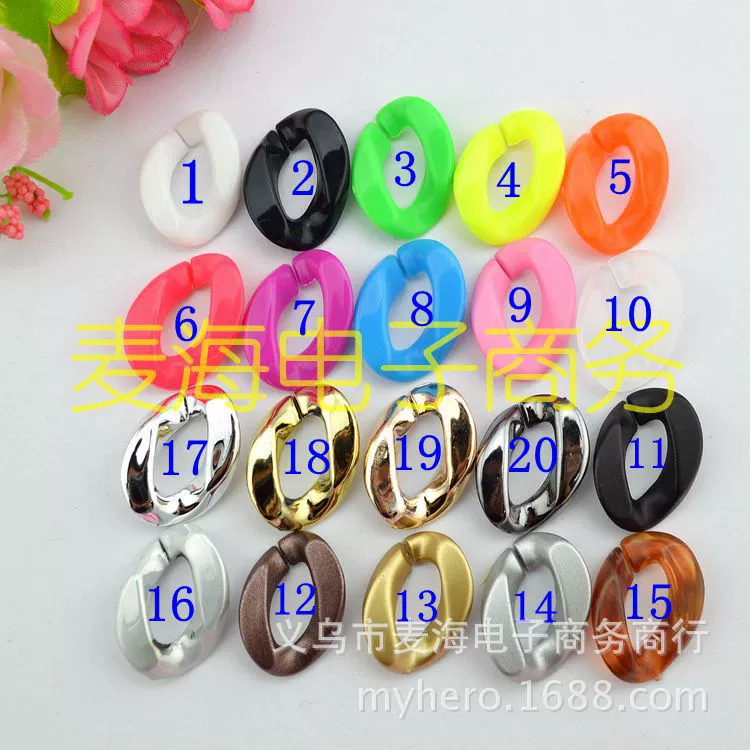 Acrylic accessory with accessories, plastic pendant, 24×18mm, DIY