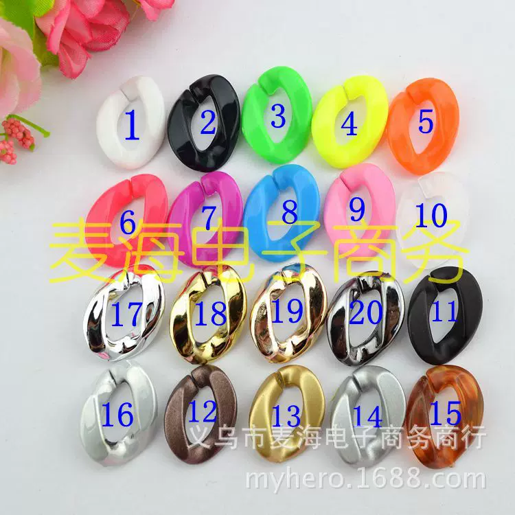 Acrylic accessory with accessories, plastic pendant, 24×18mm, DIY