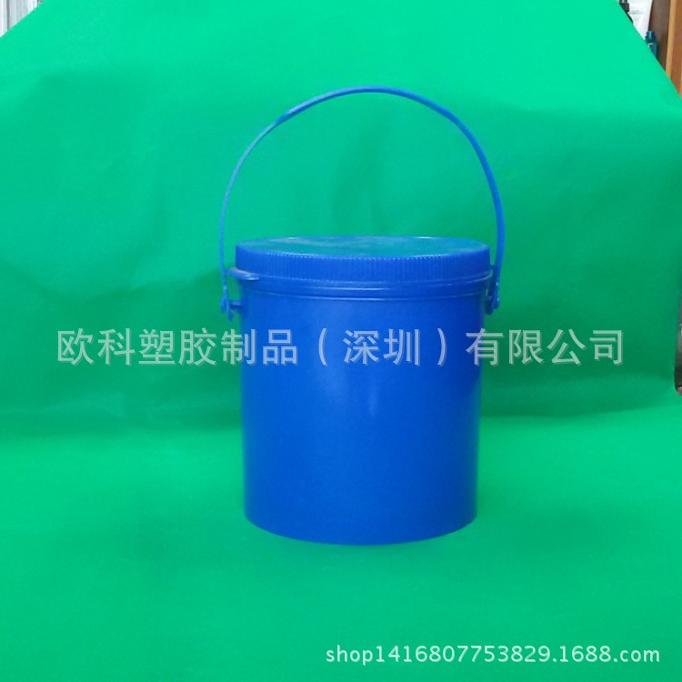 厂家批发2L塑料桶 PP直身广口化工桶 油漆桶  圆桶 可加工定做