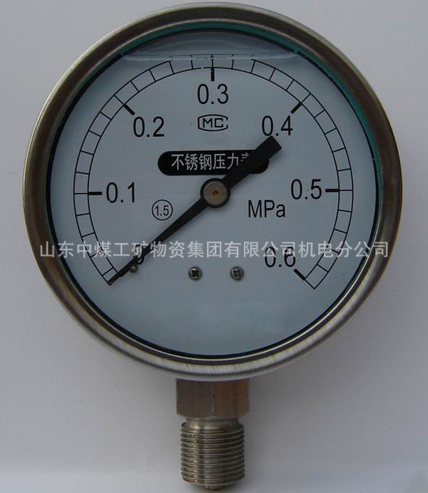 耐腐蝕不銹鋼壓力表3