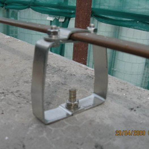 不锈钢避雷带支持卡  避雷带支架 不锈钢防雷支架