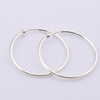 Fashion big ear rings 25MM Spring Ear clip Elastic folder Net Red Same item Clip Pierced ears Earrings Versatile Earrings