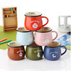 Creative animal large mouth breakfast milk cup color small fresh men's office water cup water cup casual coffee cup