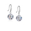 Fashionable earrings flower-shaped, wholesale, Korean style, flowered