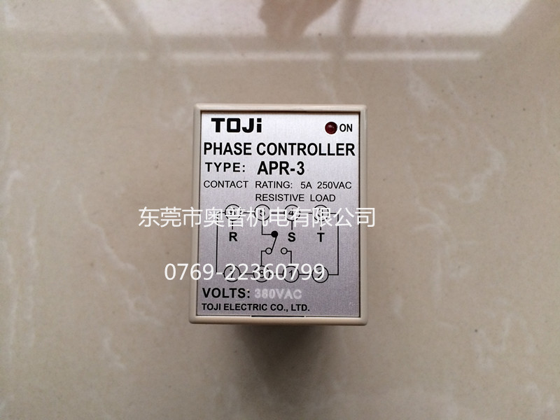 TOJI 台湾统计 保护继电器APR-3  原装正品 一级代理销售