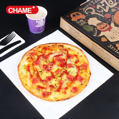 A U.S. 12 inch Pizza Box white Anti-oil Pad paper disposable Pisa food Oil proof paper Pizza 100 Zhang