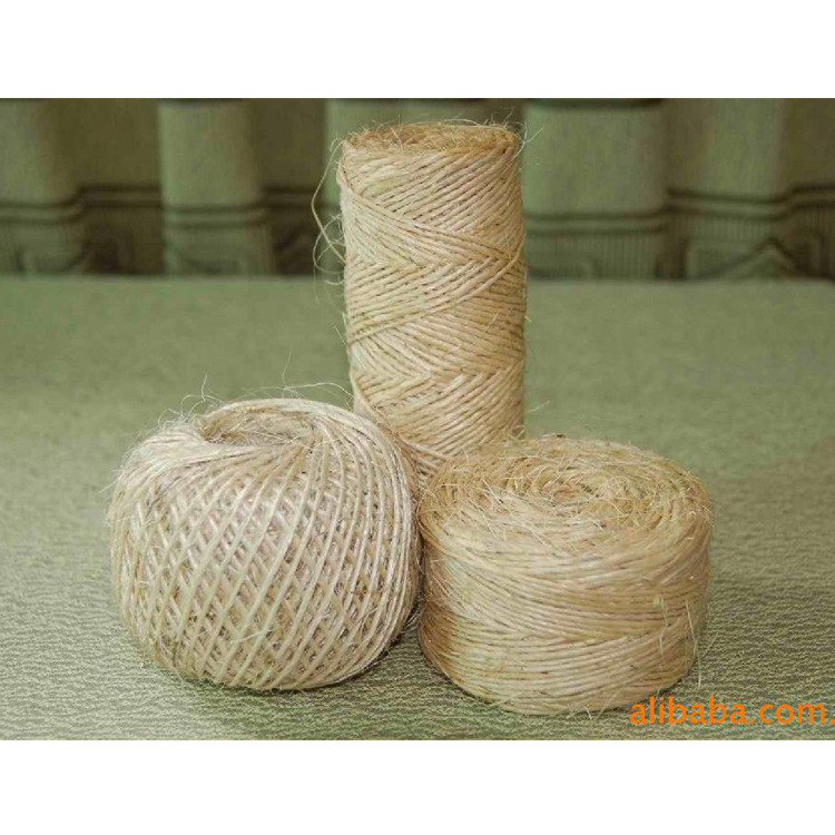 厂家供应1股100g以上的剑麻绳球或柱的产品