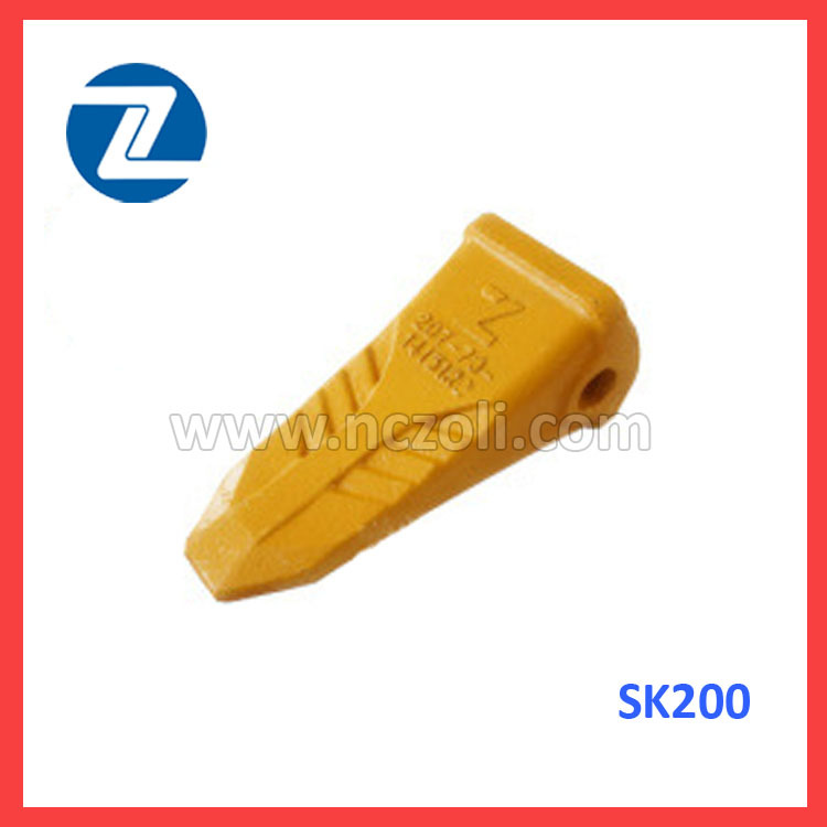 供应适配小松挖掘机配件  鱼鳞尖斗齿PC300 精密铸造【 中力】