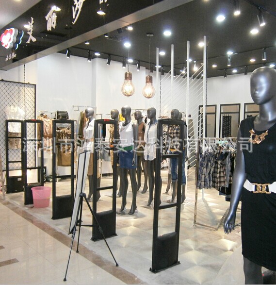 品牌服饰 服装防盗设备，饰品防盗安检系统，超市防盗检测门厂家