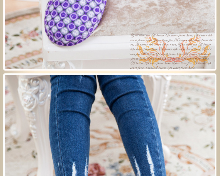 Pantoufles enfants en suède pour hiver - semelle PU - Ref 1018638 Image 10