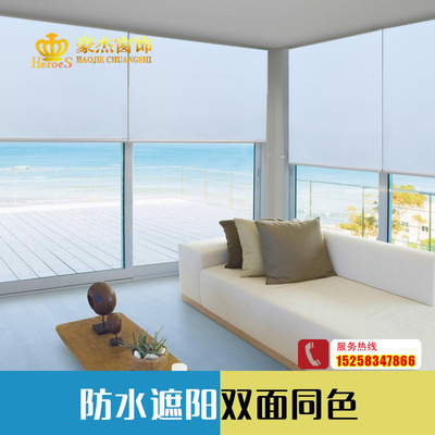 Explosion models Promotion customized waterproof Rolling curtain high quality shading beaded curtain Home Office advertisement curtain