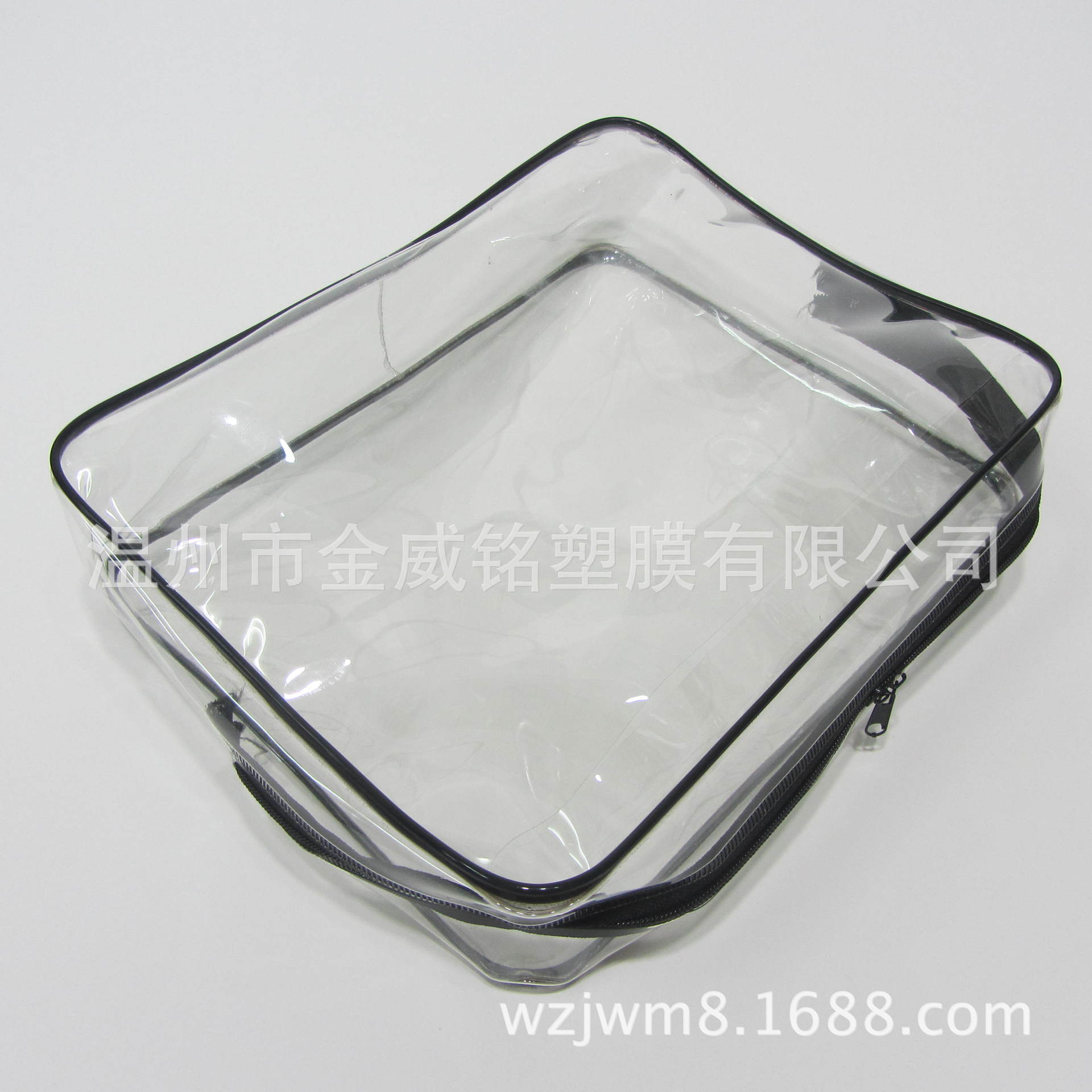 厂家生产pvc胶骨包  pvc黑色胶骨袋  pvc透明礼品袋