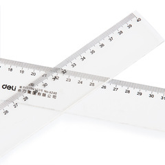 Leaving 40cm plastic ruler 6240 ps material transparent student ruler measuring supplies