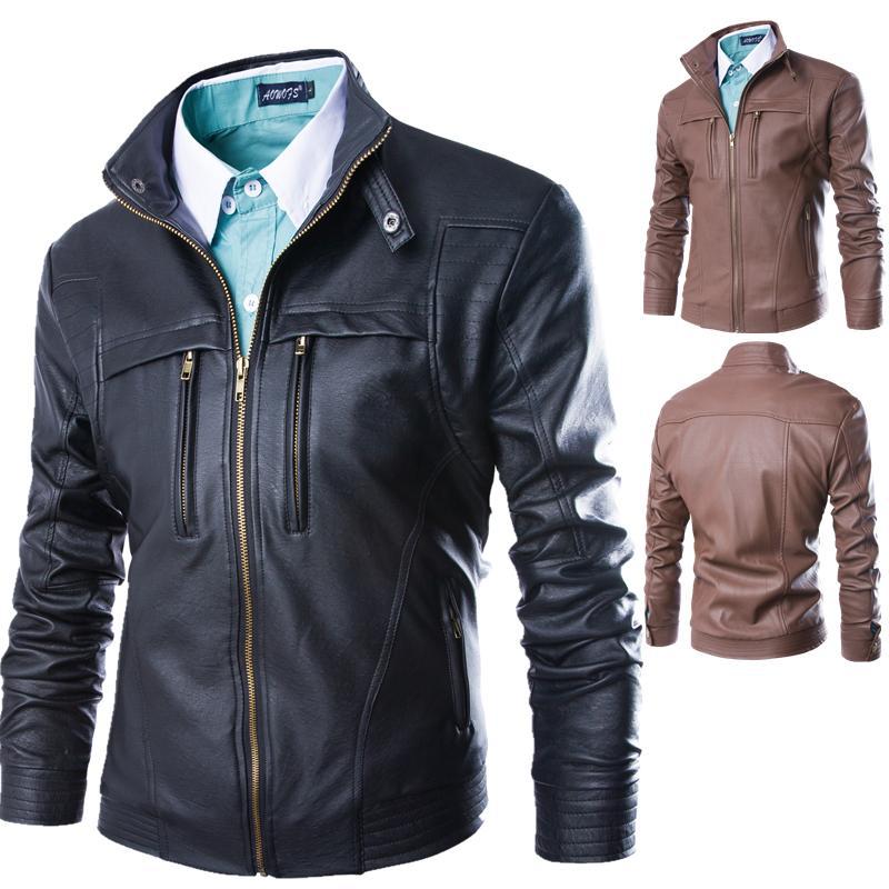 Veste en cuir homme - Ref 3443651 Image 1