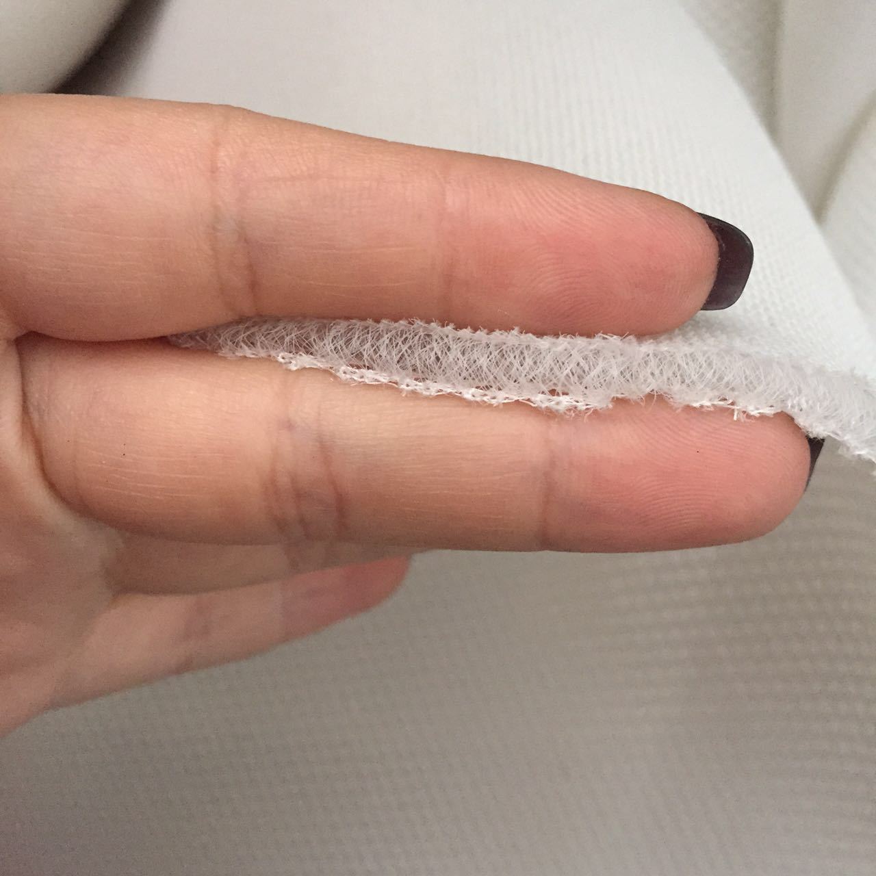 增厚型5mm双毛丝3D三明治网布，家纺床垫脚垫地垫网布，防滑吸水