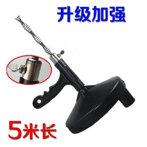 Hand-operated drain tool, pipe dredger, and household toilet/closet clog remover