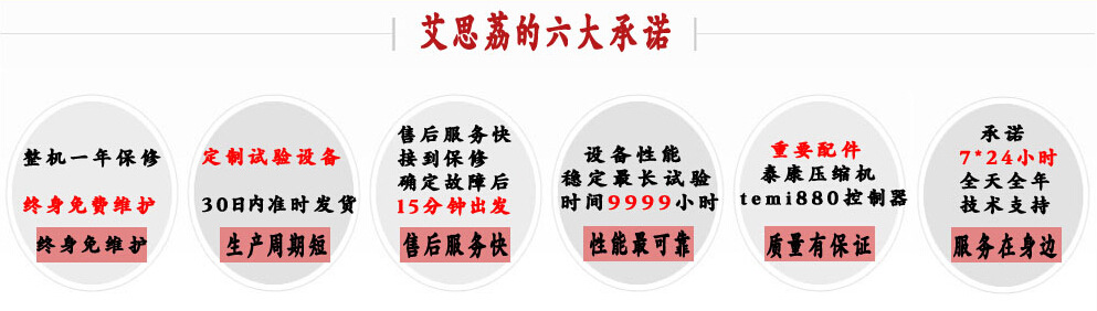 艾思荔六大承諾