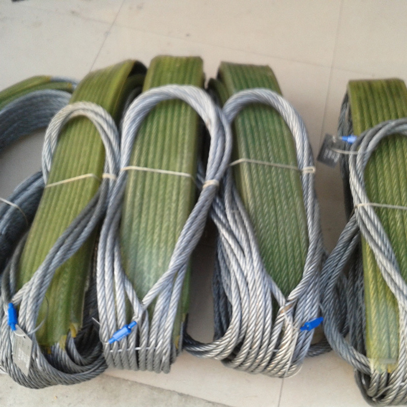 厂家供应钢丝绳扁吊带 钢丝编织带 聚氨酯包覆钢丝绳吊带等