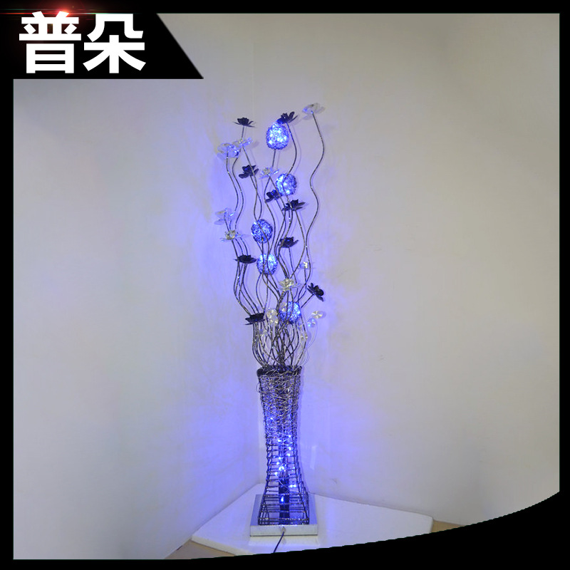 销售供应 5239时尚手工铝丝落地灯 客厅led铝线落地灯|ru