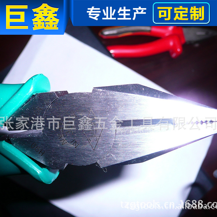 高品质铬钒钢日式钢丝钳 铬钒钢工业老虎钳 钒钢钳省力钢丝钳