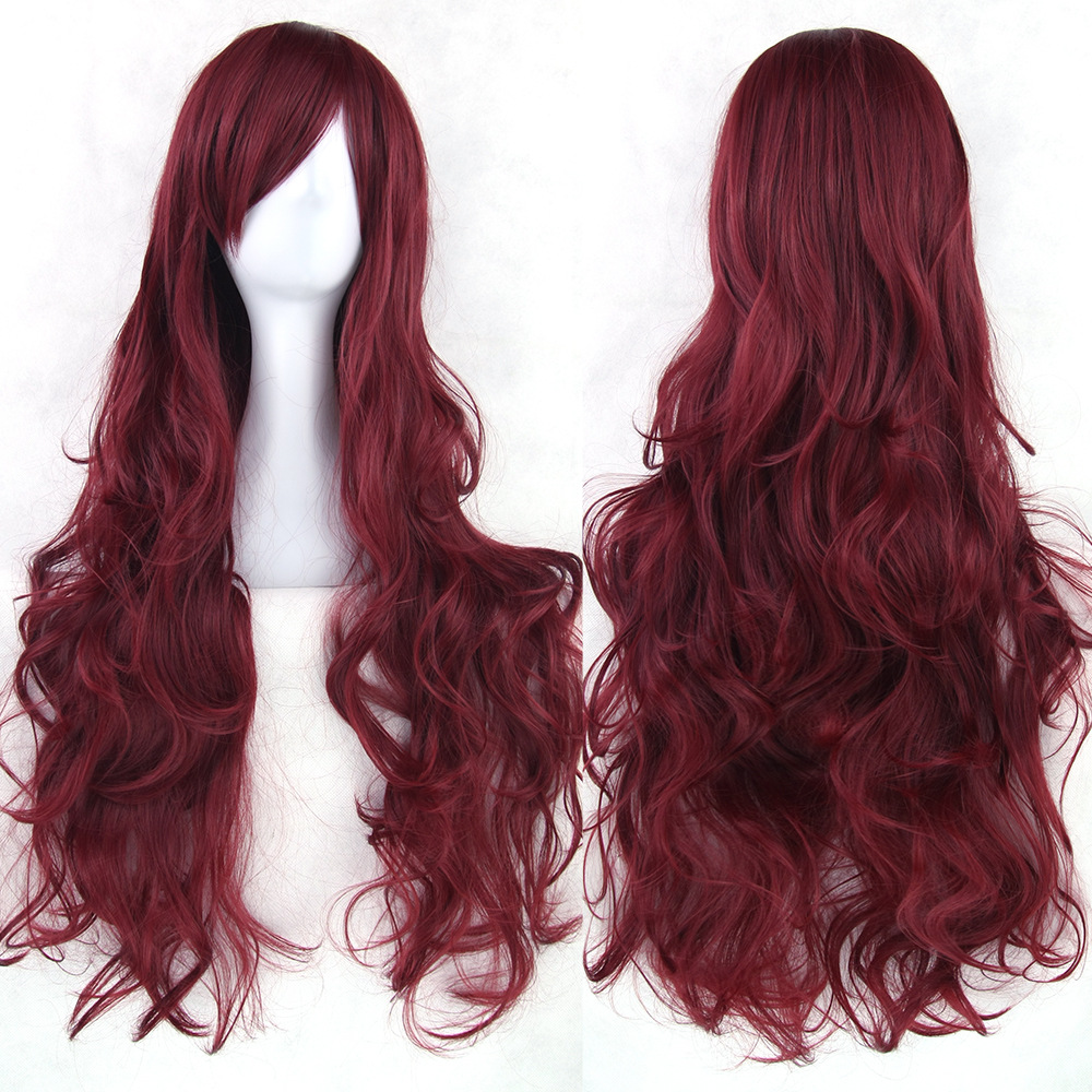 Fashion Cosplay Solid Color Long Curly Wig display picture 4