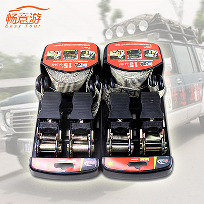 畅意游 越野车顶拉紧器捆绑器行李捆绑带收紧器 自驾游装备捆绑绳