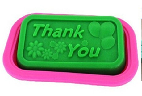 Silicone Mold, Korean Small Soap Mold, Thank you Small Soap Mold, Thank you Small Soap Mold, Single Small Grinding Mold, Thank you Soap