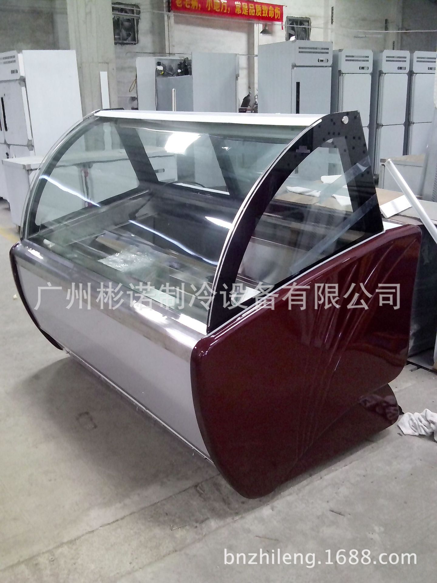 厂家订做冰激凌展示柜 哈根达斯硬冰激凌冷冻展示柜 量大从优
