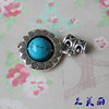 Genuine ethnic turquoise pendant handmade, accessory, ethnic style, wholesale