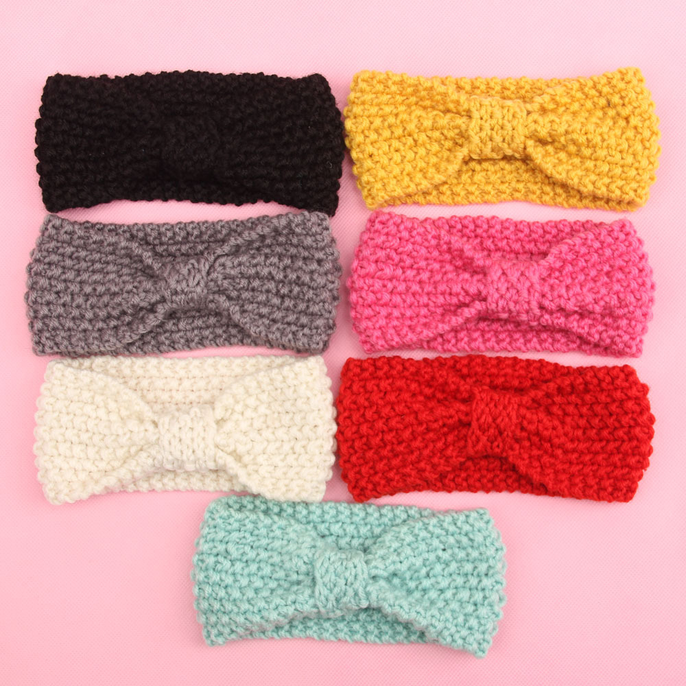 Baby Toddler Crochet Knitted Headwrap Headband Winter Warmer Turban Hair Band For Kids Girls Accessories Hair Accessories Drop Shipping From Red Rose1 1 22 Dhgate Com