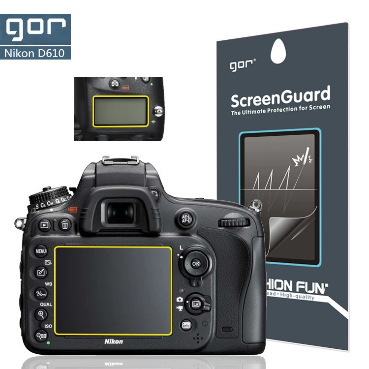 GOR Nikon, совместимая камера, защитный экран, D610, D600