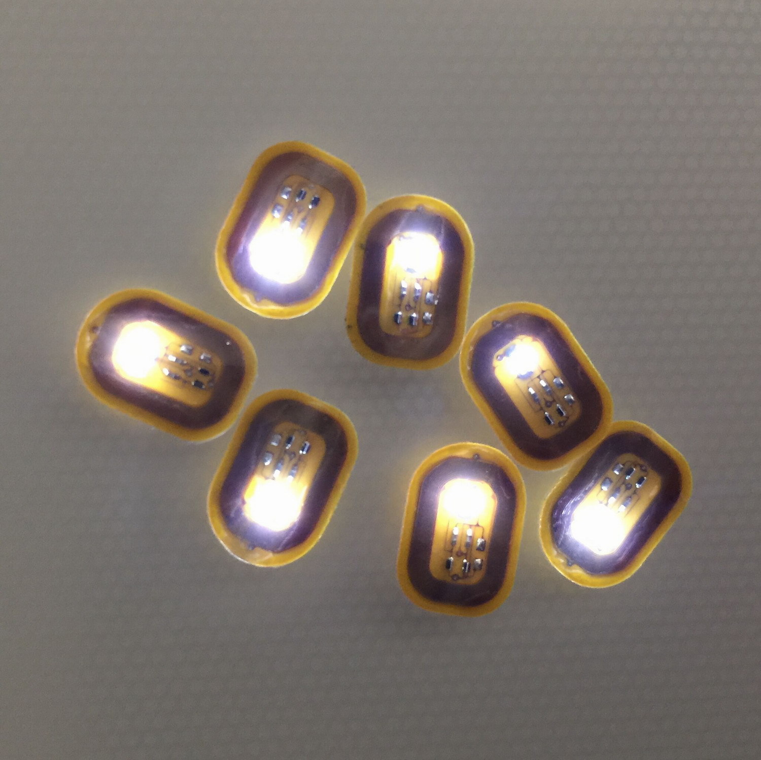 nfc智能闪光贴美甲贴手机背壳智能闪光信用卡发光DIY美甲配件