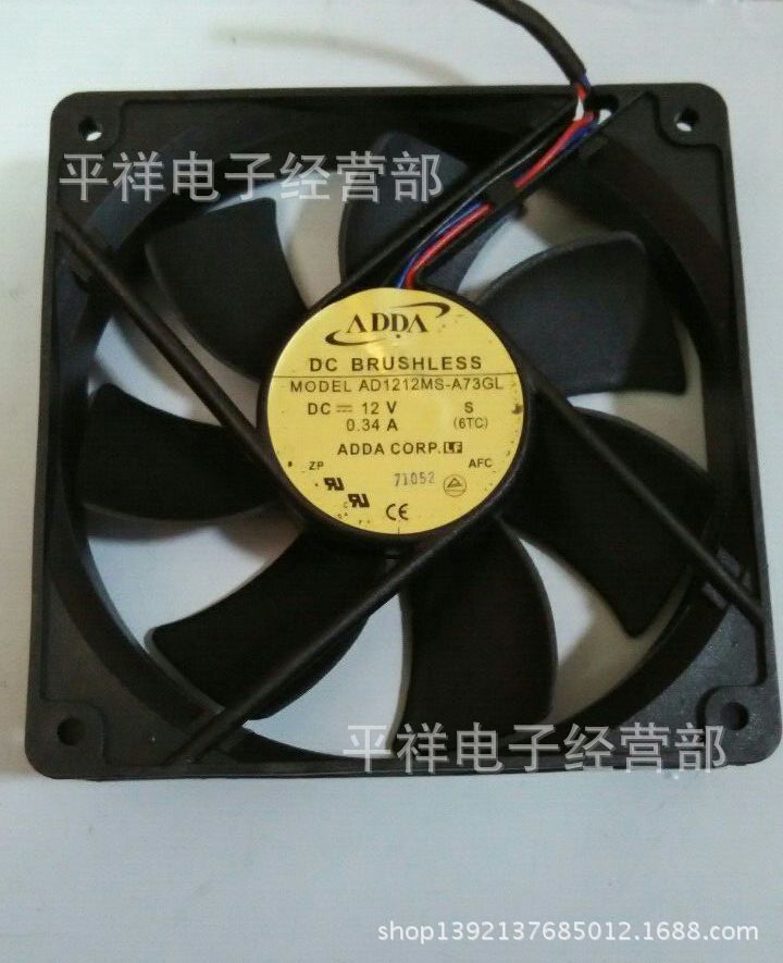 大量批发原装ADDA散热风扇12025 12V 0.34A已测试保证质量