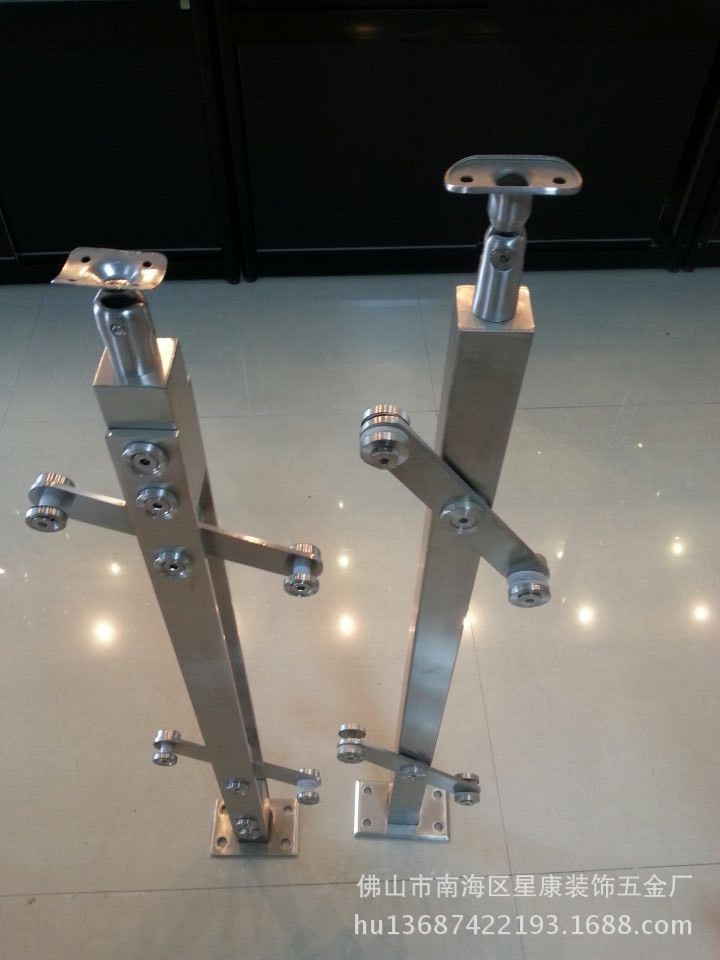 304不锈钢立柱 不锈钢扶手 楼梯配件 楼梯立柱 楼梯护栏