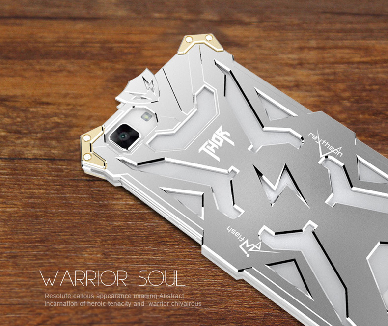 SIMON THOR Aviation Aluminum Alloy Shockproof Armor Metal Case Cover for vivo X5Max S