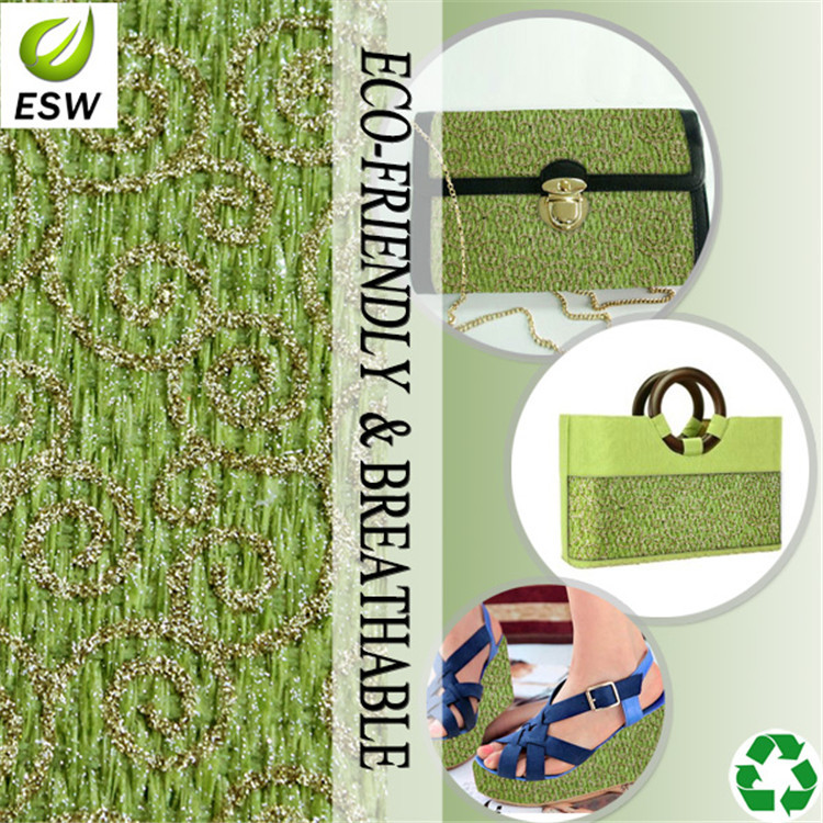 专业供应 YQ-Z-92603-9工艺品纸草编织面料