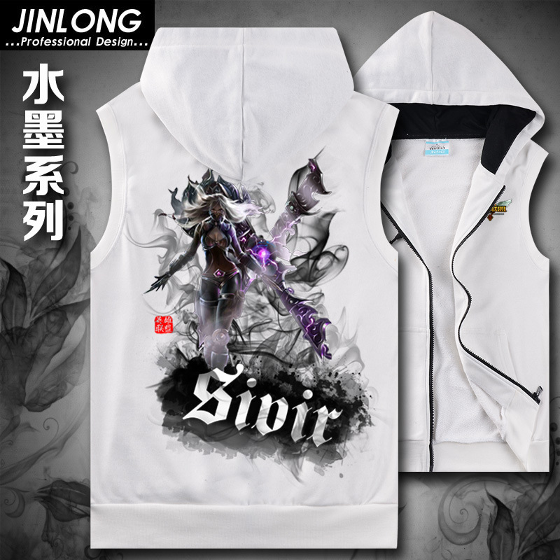 新水墨刀妹白色