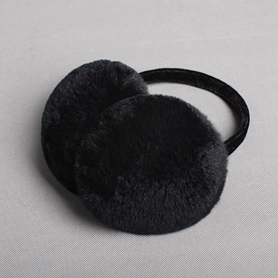 真毛獭兔毛耳套皮草护耳罩冬保暖耳暖耳捂 升级版可调节发箍