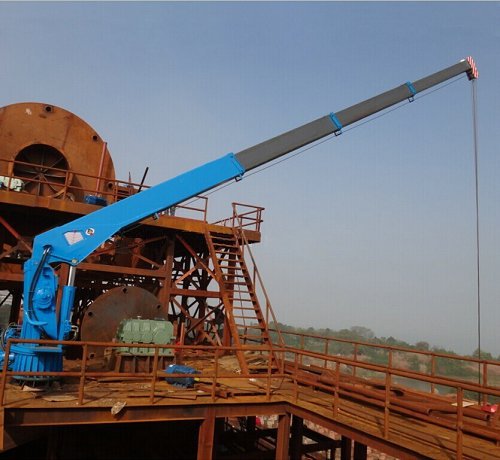 厂家直销 船吊厂家 供应8吨直臂折臂式船用起重机码头吊