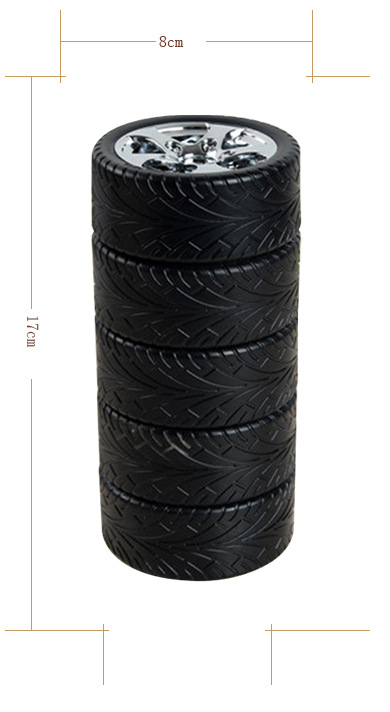 轮胎杯产品名片标注尺寸图