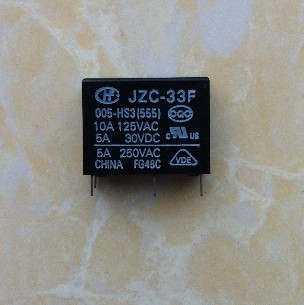 全新原装厦门宏发功率继电器JZC-33F/005-HS3