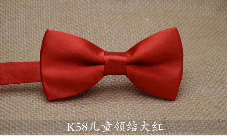 K58儿童领结大红