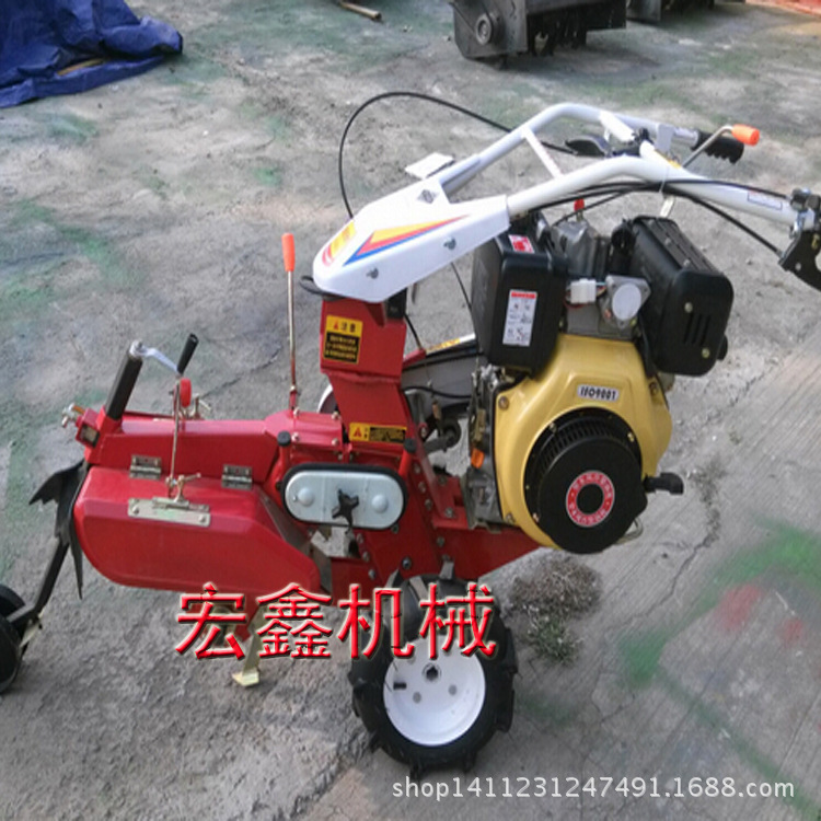 徐水县旋耕果园开沟培土机柴油电启动开沟机
