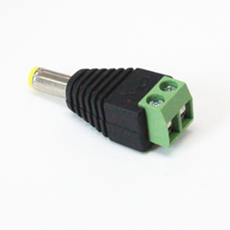 厂家供应DC插头 DC转绿色头 5521DC头 DC转绿头 Connector转接头