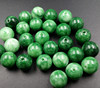 Emerald green round beads jade, wholesale